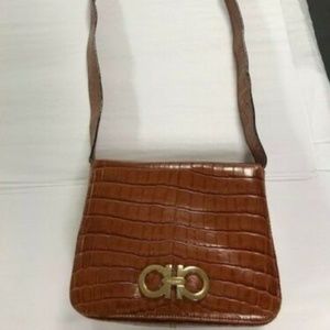 Salvatore Ferragamo ALLIGATOR Crossbody RUNWAY ED
